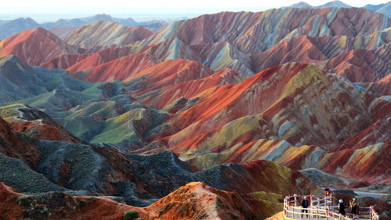 Illustration for article titled These Rainbow Mountains Are China's Secret Geological Wonder
